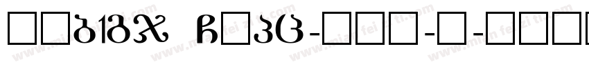 HYb1gj GBpc-EUC-H字体转换